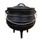 Lehman's Campfire Cooking Kettle Pot - Cast Iron Potjie Dutch Oven with 3 Legs and Lid